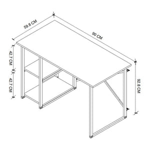 Έπιπλο πλυντηρίου Verno  χρώμα pine oak 90x59,8x92,8εκ.