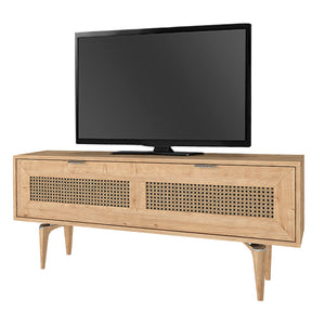 Έπιπλο τηλεόρασης Sirona  χρώμα sapphire oak 140x30x55εκ.