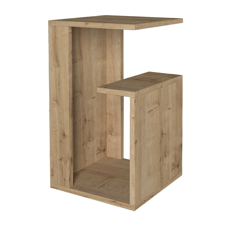 Τραπεζάκι βοηθητικό Rosana  χρώμα sapphire oak 35x29,5x60εκ.