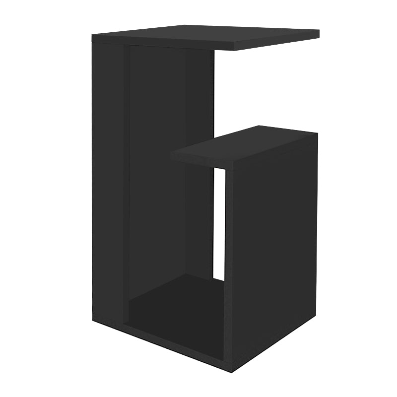 Τραπεζάκι βοηθητικό Rosana  χρώμα μαύρο 35x29,5x60εκ.