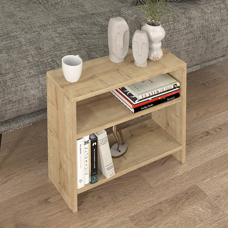 Τραπεζάκι βοηθητικό Silvanus  χρώμα sapphire oak 51x17,5x49εκ.