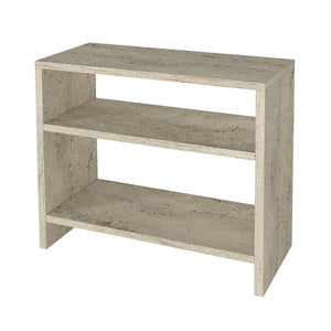 Τραπεζάκι βοηθητικό Silvanus  χρώμα travertine 51x17,5x49εκ. - Pakobazaar