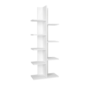 Βιβλιοθήκη Tree  χρώμα λευκό 45x21,4x121,8εκ. - Pakobazaar