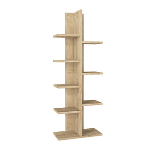 Βιβλιοθήκη Tree  χρώμα sapphire oak 45x21,4x121,8εκ.