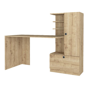Γραφείο εργασίας Merino  χρώμα sapphire oak 149,5x61,8x120εκ.