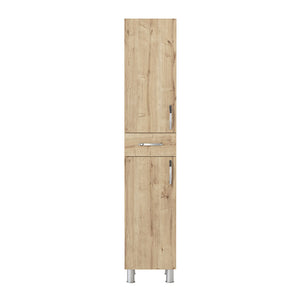 Ντουλάπι κουζίνας - μπάνιου Selina  χρώμα sapphire oak 35x31x179εκ. - Pakobazaar