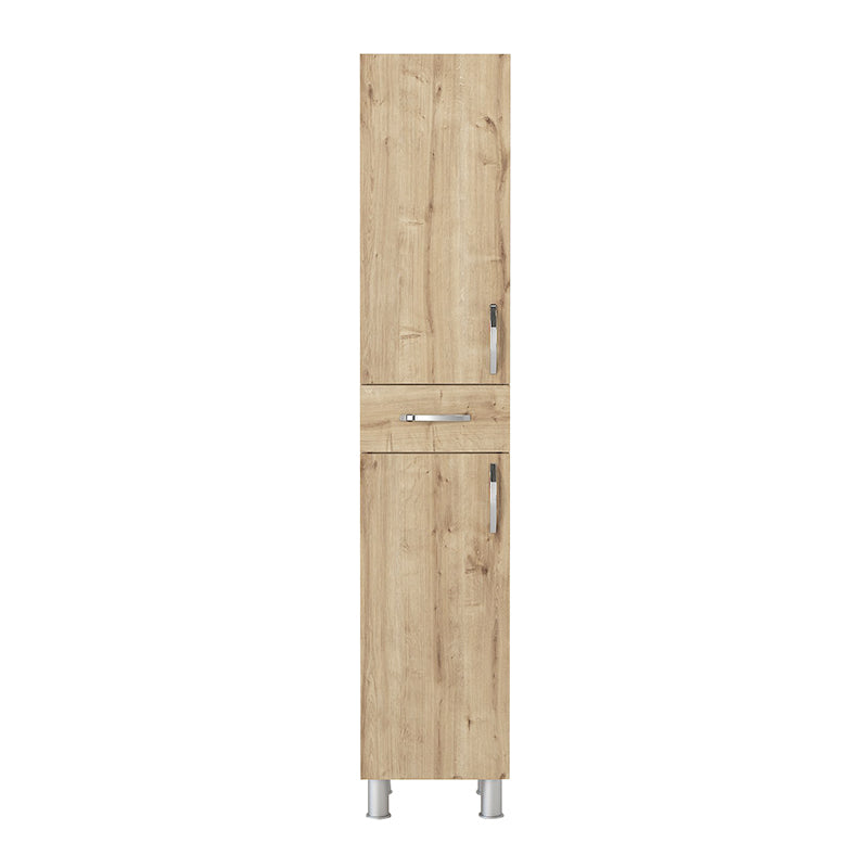 Ντουλάπι κουζίνας - μπάνιου Selina  χρώμα sapphire oak 35x31x179εκ. - Pakobazaar