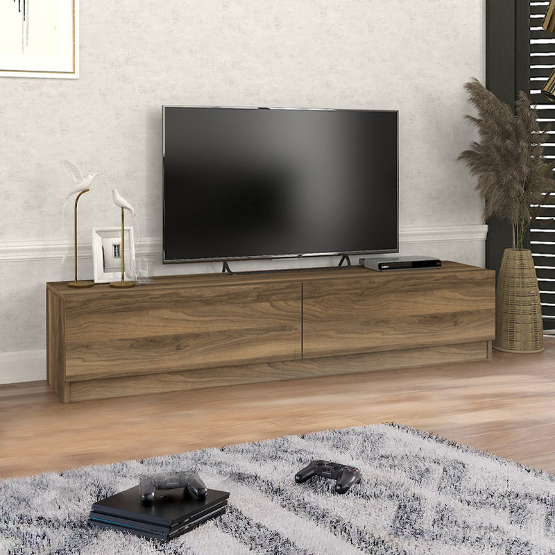 Έπιπλο τηλεόρασης Ahenk  χρώμα καρυδί 160x31,3x32,9εκ.