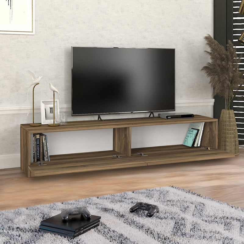 Έπιπλο τηλεόρασης Ahenk  χρώμα καρυδί 160x31,3x32,9εκ.