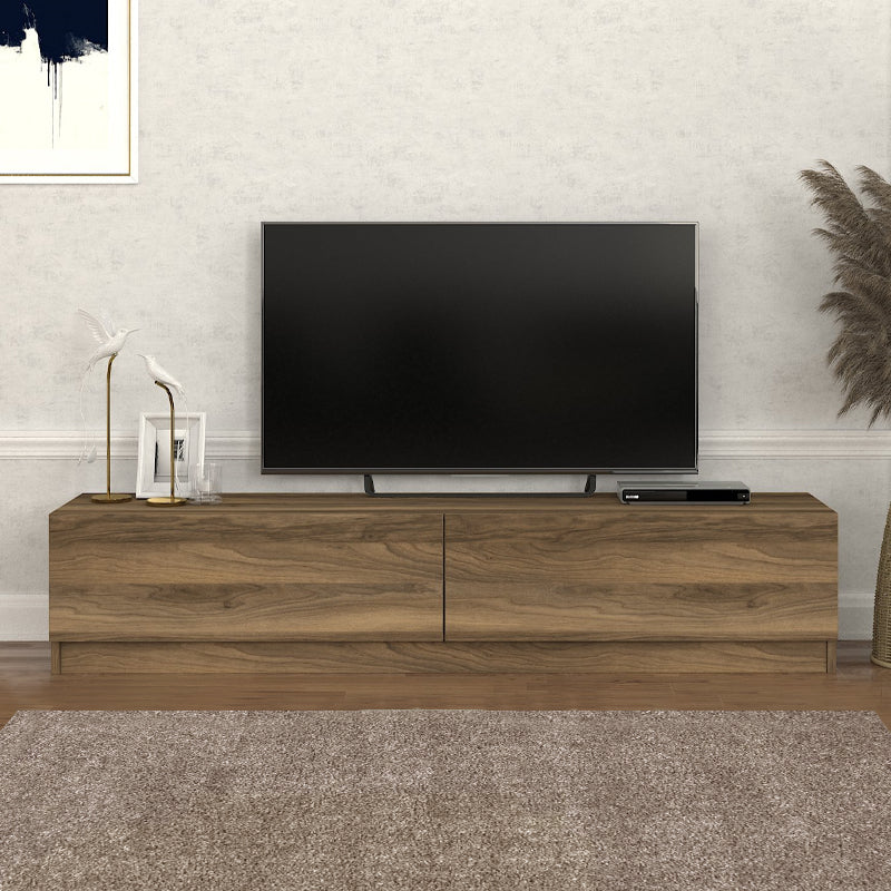 Έπιπλο τηλεόρασης Ahenk  χρώμα καρυδί 160x31,3x32,9εκ.