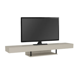 Έπιπλο τηλεόρασης επιτοίχιο Albares  με LED χρώμα sandstone 150x29,6x22εκ.