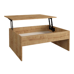 Τραπεζάκι σαλονιού Devon  με σερβιτόρο χρώμα sapphire oak 110x60x44,8εκ.