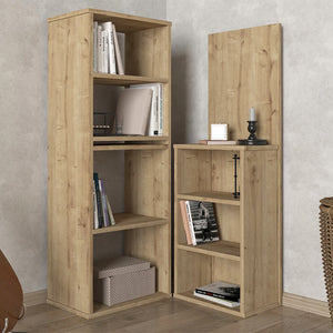 Γραφείο εργασίας πολυμορφικό Last  χρώμα sapphire oak 119x44,7x123εκ.