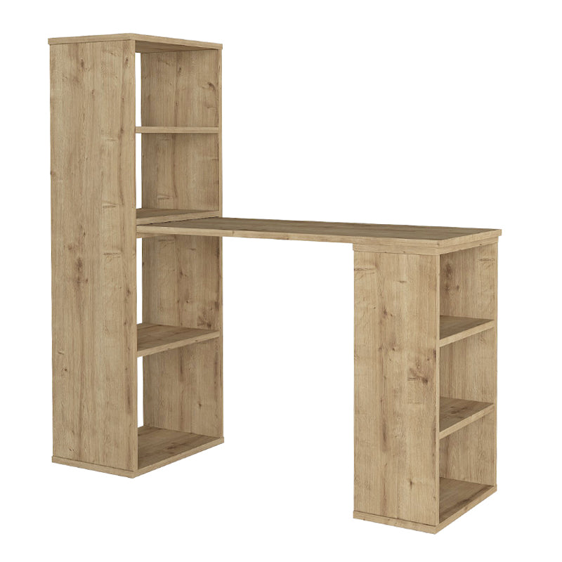 Γραφείο εργασίας πολυμορφικό Last  χρώμα sapphire oak 119x44,7x123εκ.