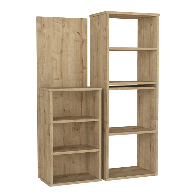 Γραφείο εργασίας πολυμορφικό Last  χρώμα sapphire oak 119x44,7x123εκ.