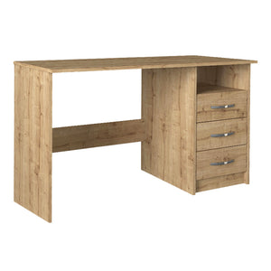 Γραφείο εργασίας Eldoris  χρώμα sapphire oak 120x60x75εκ.