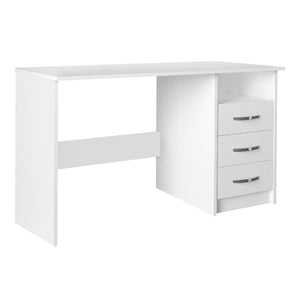 Γραφείο εργασίας Eldoris  χρώμα λευκό 120x60x75εκ.