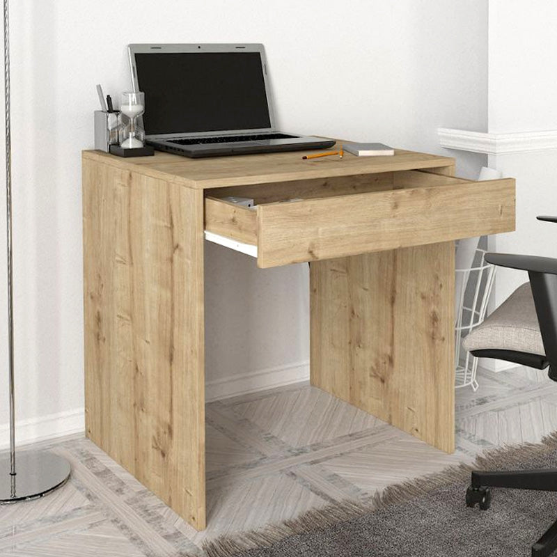 Γραφείο εργασίας Mida  χρώμα sapphire oak 72x60x73,8εκ.