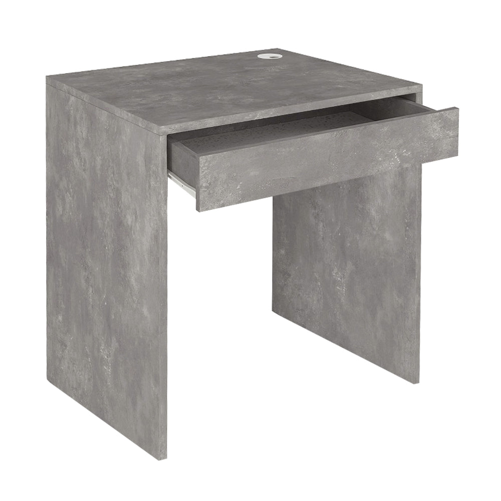 Γραφείο εργασίας Mida  χρώμα γκρι σκυροδέματος 72x60x73,8εκ.