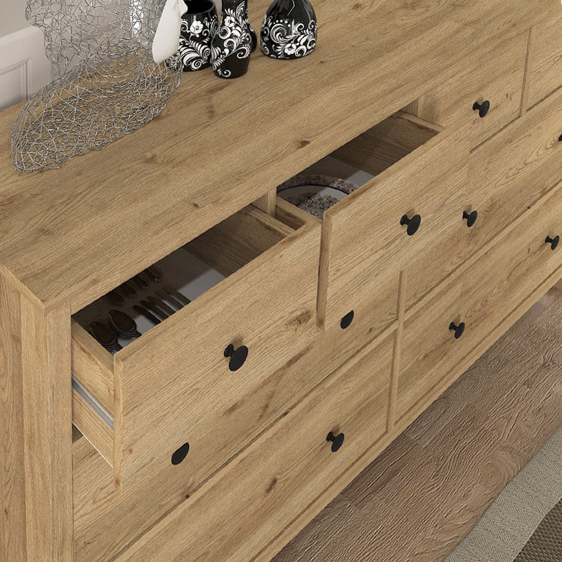 Συρταριέρα - Μπουφές Sabina  χρώμα sepet oak 160x50x96εκ.
