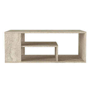 Τραπεζάκι σαλονιού Abdera  χρώμα travertine 110x60x42εκ. - Pakobazaar