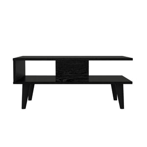 Τραπεζάκι σαλονιού Andros  χρώμα sencron black 90x54x39,6εκ. - Pakobazaar