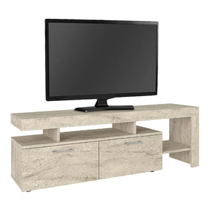Έπιπλο τηλεόρασης Acnes  χρώμα travertine 160x40x53εκ. - Pakobazaar