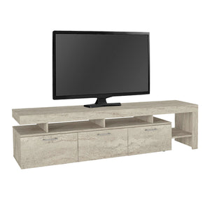 Έπιπλο τηλεόρασης Acnes  χρώμα travertine 220x40x52εκ. - Pakobazaar