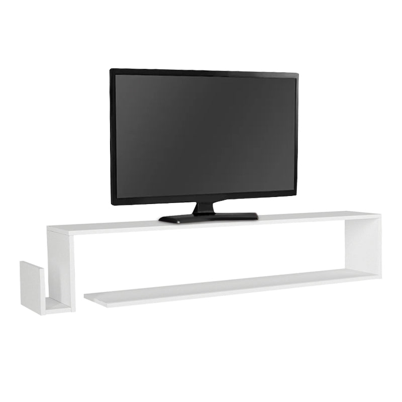Έπιπλο τηλεόρασης επιτοίχιο Regnar  χρώμα λευκό 168,6x25x31,8εκ.