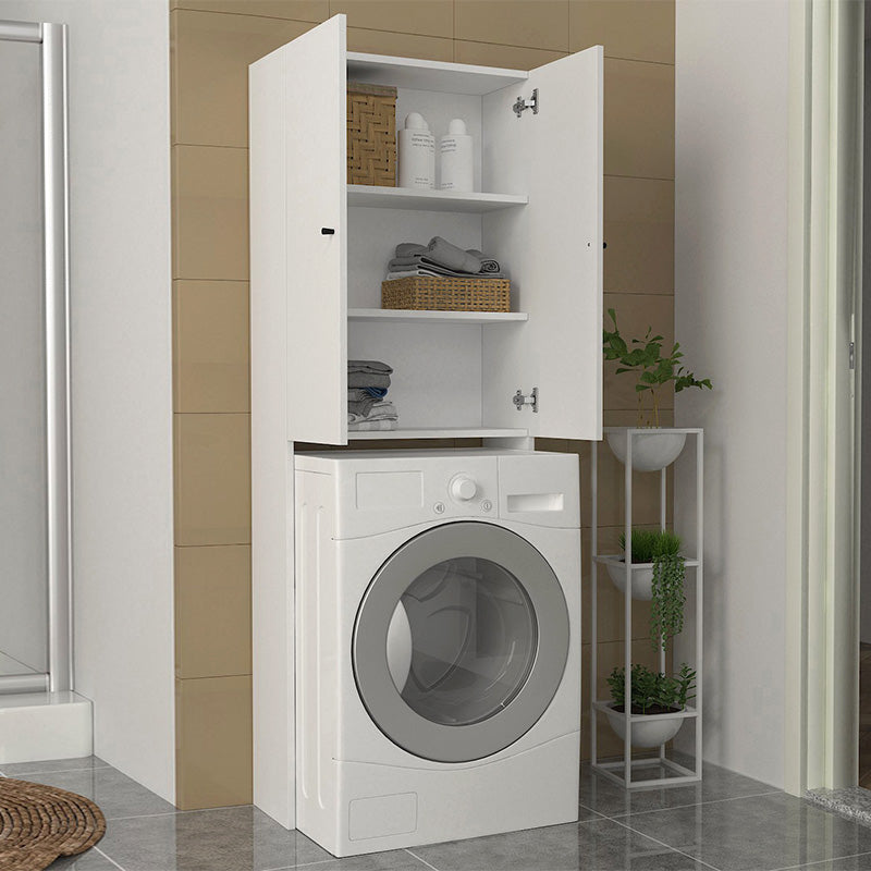 Έπιπλο πλυντηρίου Romme  χρώμα λευκό 65x27,1x180εκ. - Pakobazaar