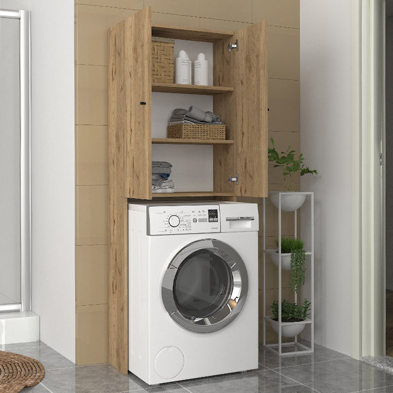 Έπιπλο πλυντηρίου Romme  χρώμα sepet oak 65x27,1x180εκ.
