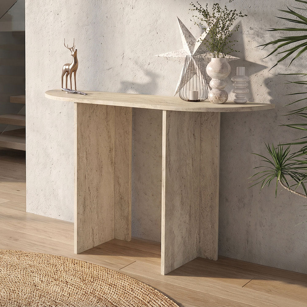 Κονσόλα Cortado  χρώμα travertine 120x35x75εκ.