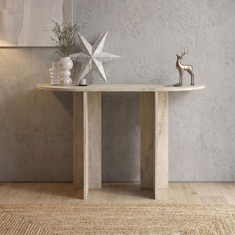 Κονσόλα Cortado  χρώμα travertine 120x35x75εκ.