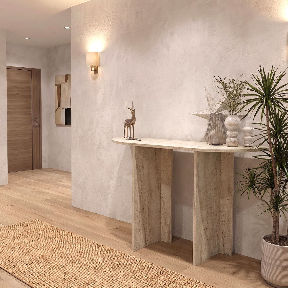 Κονσόλα Cortado  χρώμα travertine 120x35x75εκ.