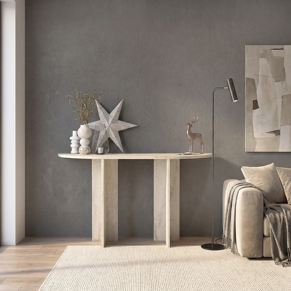 Κονσόλα Cortado  χρώμα travertine 120x35x75εκ.