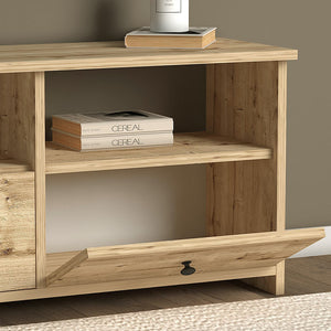 Έπιπλο τηλεόρασης Mahen  χρώμα sapphire oak 140x35x49,8εκ.