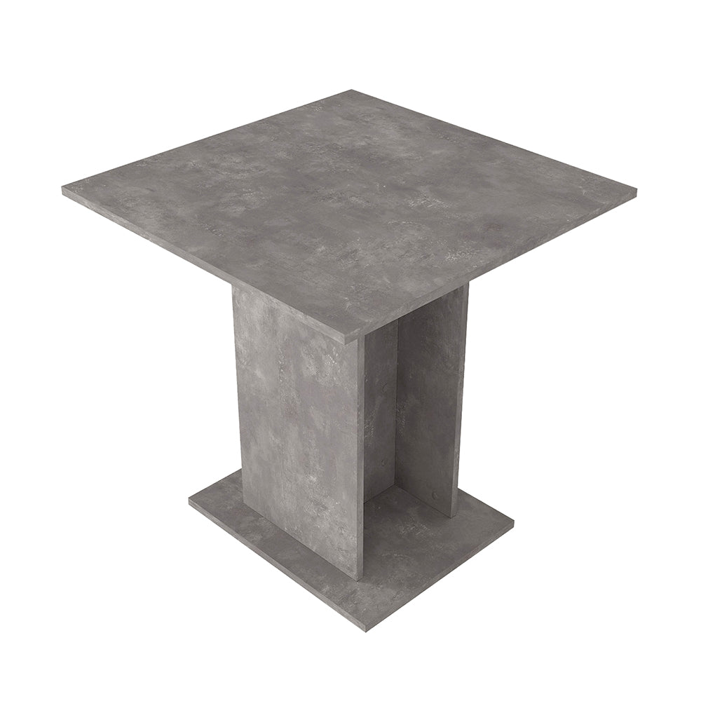 Τραπέζι Allos  χρώμα γκρι σκυροδέματος 75x75x77εκ.