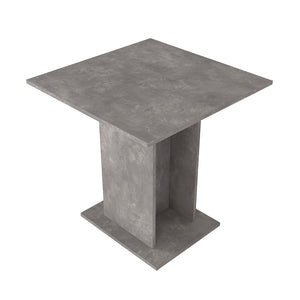 Τραπέζι Allos  χρώμα γκρι σκυροδέματος 75x75x77εκ.