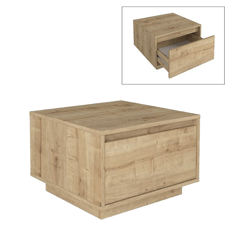 Τραπεζάκι σαλονιού Pura  χρώμα sapphire oak 60x60x40εκ.