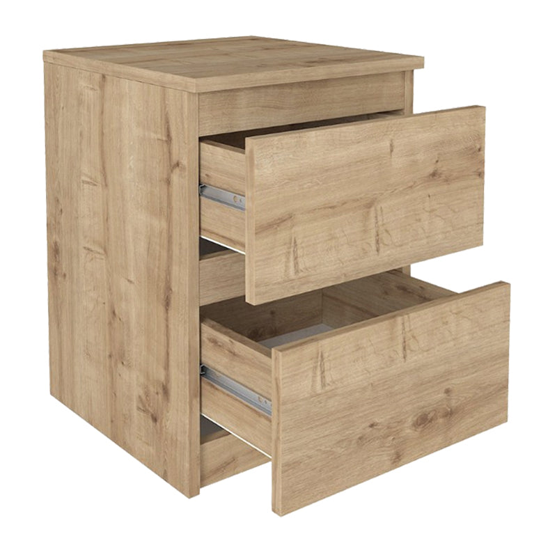 Κομοδίνο Breve  χρώμα sapphire oak 39,8x41,8x55εκ.