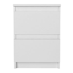 Κομοδίνο Breve  χρώμα λευκό 39,8x41,8x55εκ.