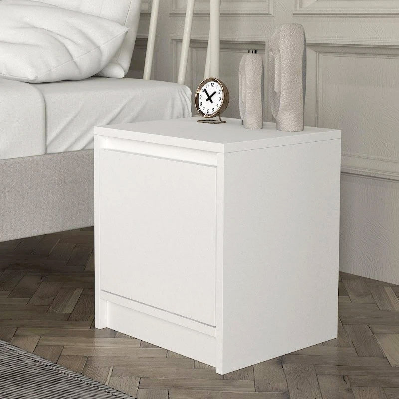 Κομοδίνο Conve  χρώμα λευκό 40x35x45εκ.