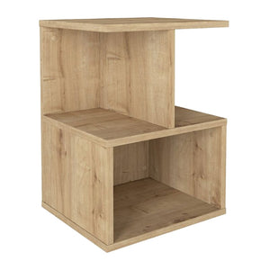Κομοδίνο - Τραπεζάκι βοηθητικό Entiero  χρώμα sapphire oak 39,8x35x54,6εκ.