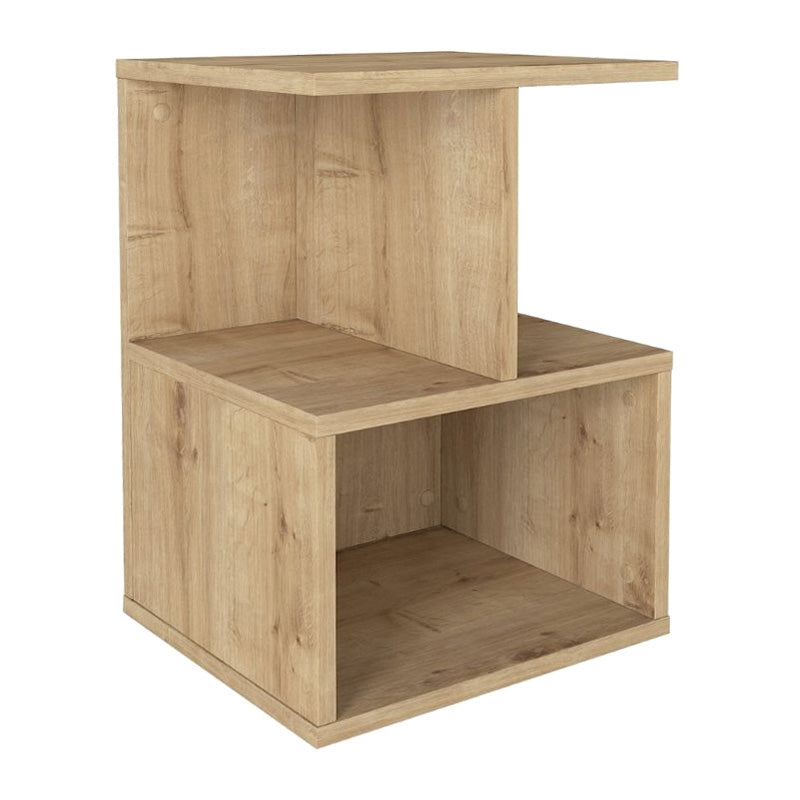 Κομοδίνο - Τραπεζάκι βοηθητικό Entiero  χρώμα sapphire oak 39,8x35x54,6εκ.