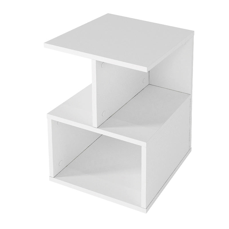 Κομοδίνο - Τραπεζάκι βοηθητικό Entiero  χρώμα λευκό 39,8x35x54,6εκ.