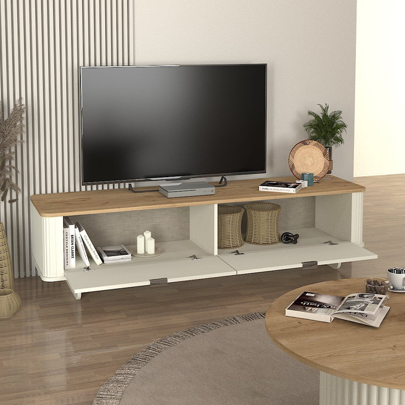 Έπιπλο τηλεόρασης Bohema  χρώμα ivory - sepet oak 180x47x45,6εκ.