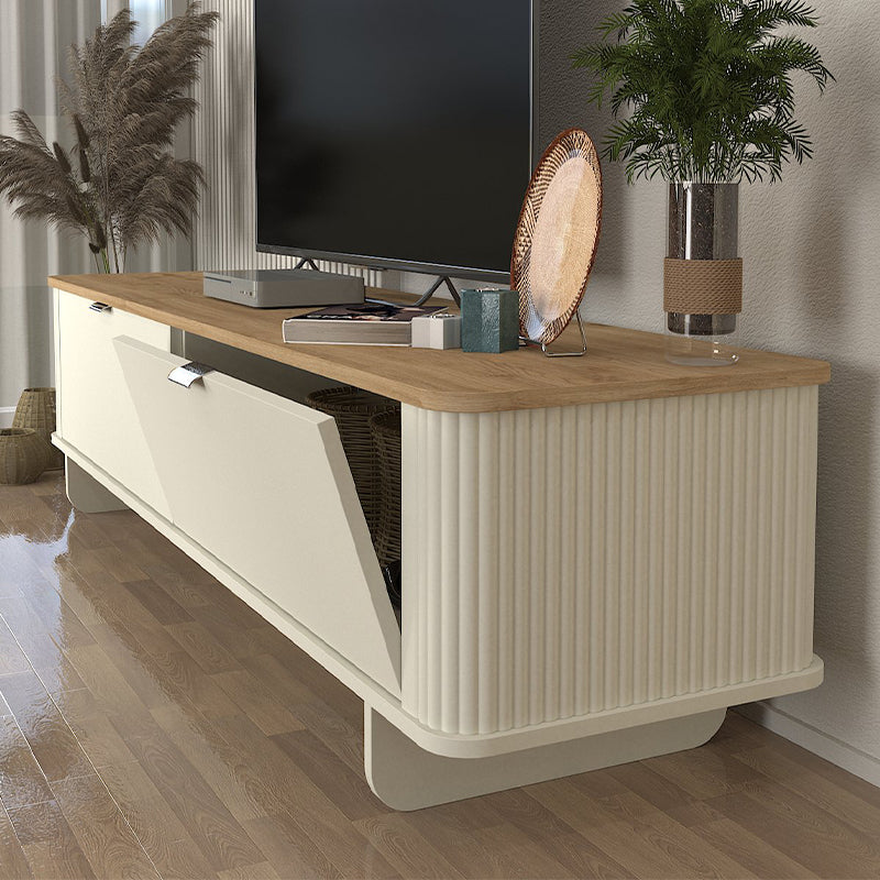 Έπιπλο τηλεόρασης Bohema  χρώμα ivory - sepet oak 180x47x45,6εκ.