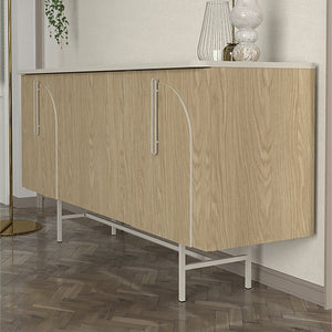 Μπουφές Rebel  χρώμα rota oak - sandstone 150x45x76,5εκ.
