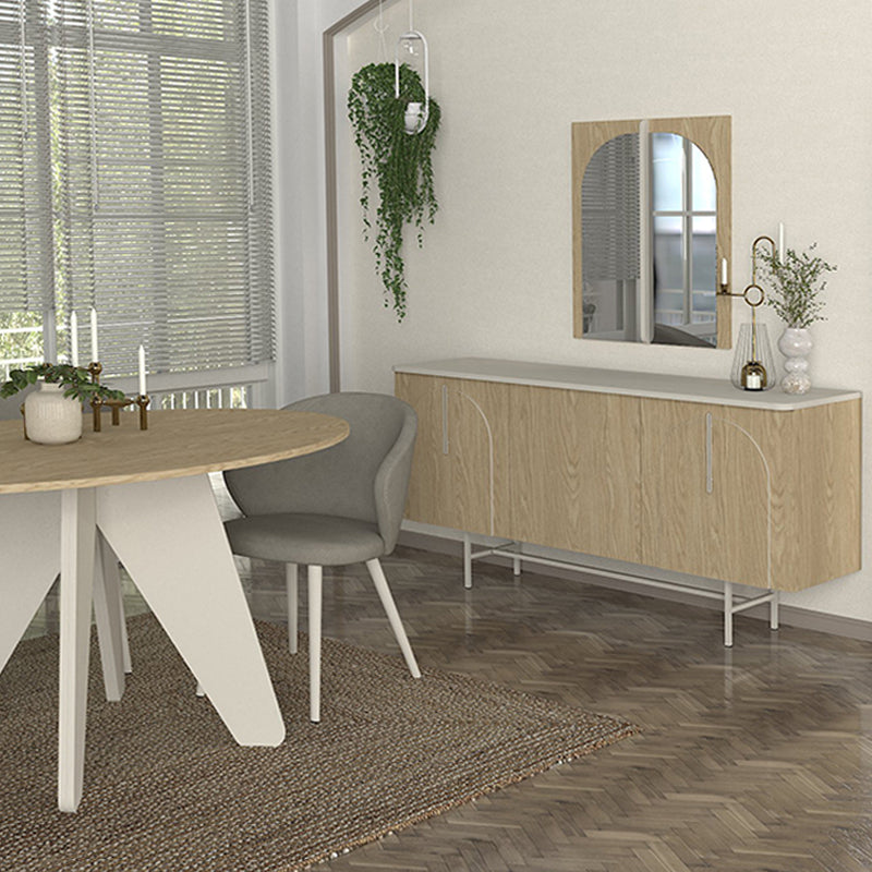 Μπουφές Rebel  χρώμα rota oak - sandstone 150x45x76,5εκ.