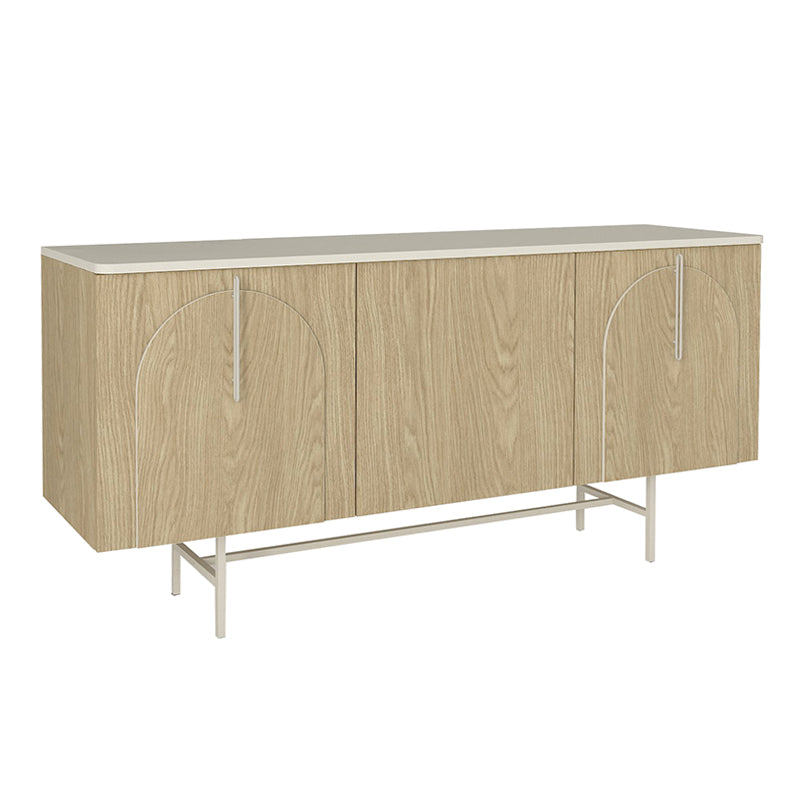 Μπουφές Rebel  χρώμα rota oak - sandstone 150x45x76,5εκ.